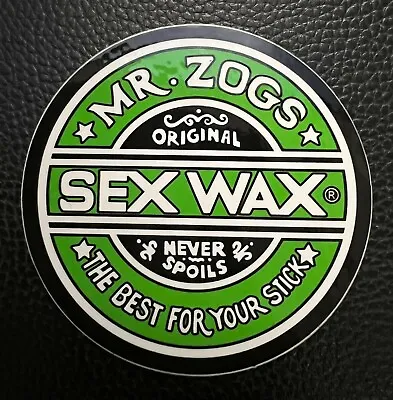 Mr Zogs Sex Wax Surf Surfing Decal Sticker • £3.51