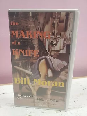 The Making Of Knife Bill Moran American Bladesmith Society VHS Numbered Edition • $75
