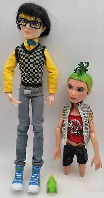 Monster High Dolls: 2012 Jackson Jekyll With Chameleon & 2010 Deuce Gorgon • $85