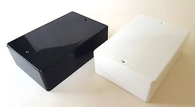 ABS Gloss Plastic Small Enclosure Project Boxes- UK Made-  116 X 78 X 37mm • £9