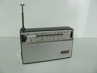 $56.70 • Buy Vintage Crown 8 Transistor 2 Band 1960S Radio In As Shown Condition Working