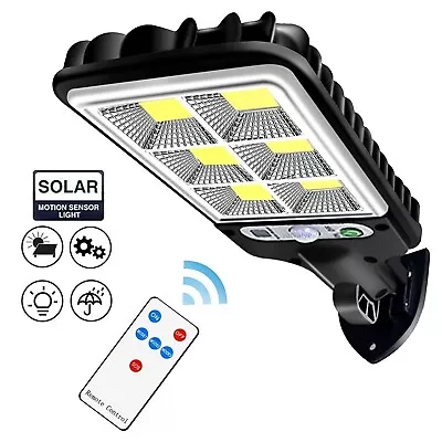 $7.89 • Buy LED Solar Light Motion Sensor 3 Modes Flood Lamp Outdoor Street Wall Yard Garden