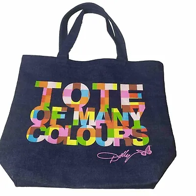 Dolly Parton Blue Jean Tote Bag Tote Of Many Colors Made In USA • $22.22