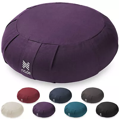 15  Round Organic Cotton Buckwheat Hull Zafu Meditation Cushion Pillow • $34.99