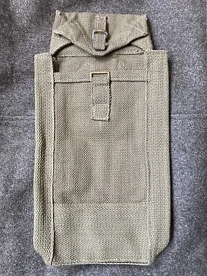 Vintage Belgian Army M51 Ammo Pouch Canvas Equipment Bag WW2 37 Pattern • $16.10