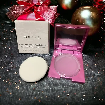 2- Mally Evercolor Poreless Face Defender W/Sponge Travl Size .07 Oz BOGO FREE • $10.99