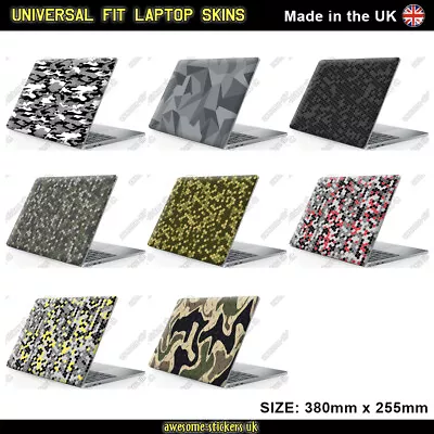 LAPTOP SKIN Wrap Sticker Printed Vinyl TO FIT  Macbook Lenovo HP ASUS Dell • £12.99