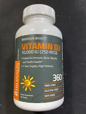 Bronson Vitamin D3 10000 IU High Potency 360 Tablets • $9.75