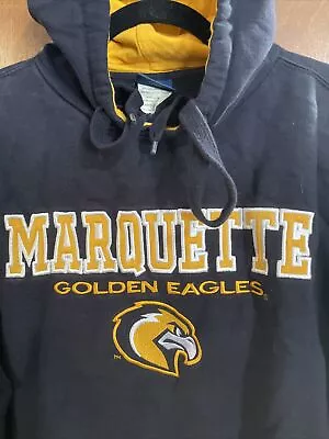 Marquette Golden Eagles Hoodie Unisex Sweatshirt Large Hooded Old Varsity Brand • $26.50