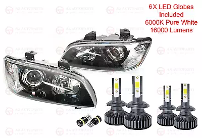 Projector Headlights Pair + Full LED Globes Set Holden Commodore VE Series 1 SSV • $389