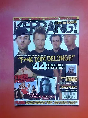 +44 (Blink 182) Kerrang! Magazine 1132 November 4 2006! My Chemical Romance • £9.99