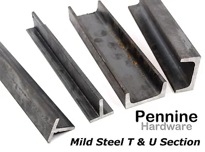 Mild Steel T SECTION & Mild Steel C CHANNEL U Section Band Saw Cut Lengths • £7