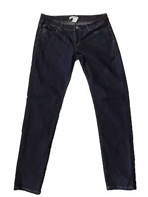 Z Cavaricci  Jeans Womans Size 12 Dark Wash Slim Straight Leg  • $24.95