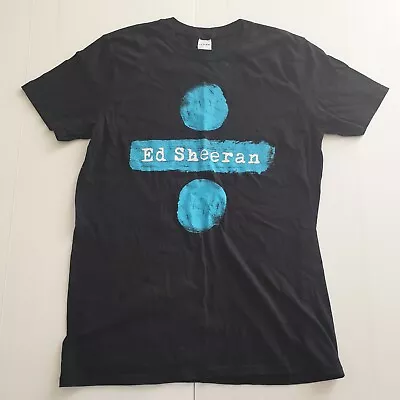 ED SHEERAN Official Divide Tour Mens Black T-Shirt Size Medium Australia GILDAN • $24.95