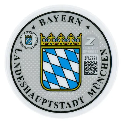 German License Plate Registration Seal And Inspection Replacement Sticker Set • $9.99