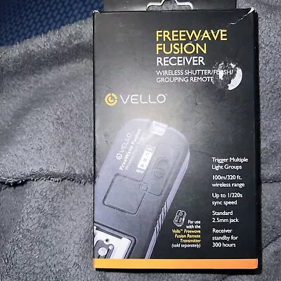 Vello Freewave Fusion Receiver Wireless Shutter/Flash • $19.99