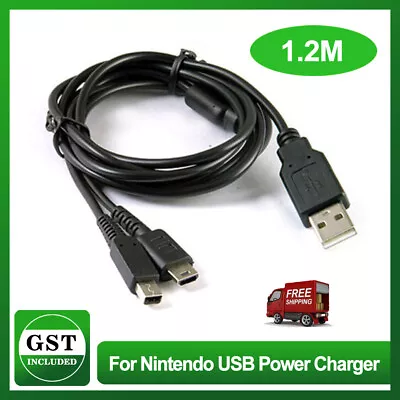 2 In 1 Cable Sync Data USB Power Charger For Nintendo DS NDS Lite NDSL /DSI • $4.81