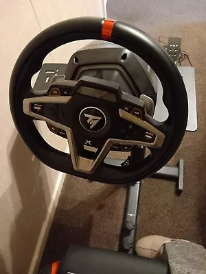 £160 • Buy ADX Racing Seat Gaming Chair WithThrustmaster  Racing Wheel And Pedals