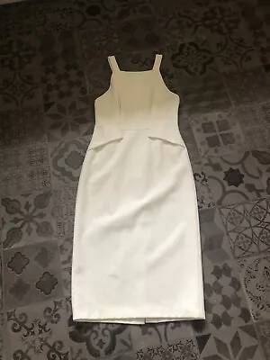 Spotlight By Warehouse Ivory Strap Dress - Size 10 • £7.99