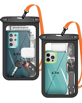 Universal IPhone Galaxy Underwater Waterproof Samsung Phone Case Pouch Dry Bag • $10.99