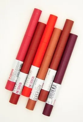 $6.99 • Buy Maybelline Super Stay Lipstick Ink Lip Color Ink Crayon YOU PICK COLOR