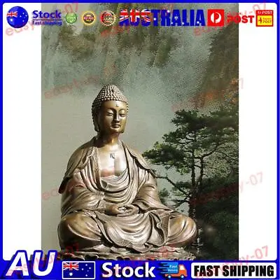 $11.27 • Buy AU 5D DIY Full Drill Diamond Painting Buddha Statue Embroidery Kits (hg272)