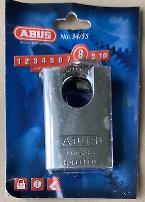 Abus 34CS/55 Closed Shackle Hardened Steel Padlock “New” • £50