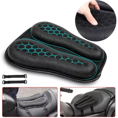 Motorcycle Seat Cushion Comfort Gel Bullet Pad Cover Breathable Pressure Relief • $26.98