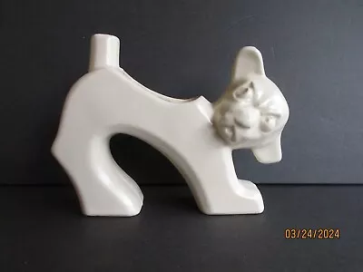 VINTAGE NELSON MCCOY POTTERY STRETCH DOG ART DECO PLANTER 1940's • $75