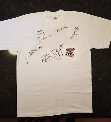 $39 • Buy Vintage 1992 IMSA Camel GT / GP Of Miami Event T-Shirt Autographed By 7 Drivers