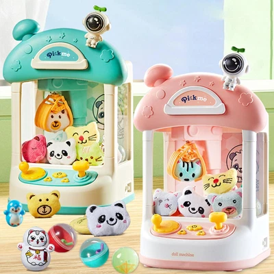 Mini Claw Machine Kids Arcade Doll & Candy Catch Grabber With Lights & Music • £83.79