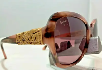 Maui Jim Swaying Palms Mj 530-90 Rose 24k Gold Rose Polarized Sunglasses New 9 • $160