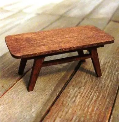 Dollhouse Miniature Quarter Scale Mid Century Modern Dining Table KIT - 1:48 • $8