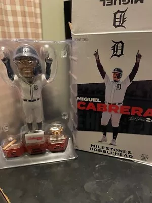 MIguel Cabrera Milestones Detroit Tigers Bobblehead • $70