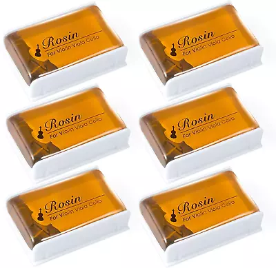 Rosin Violin Rosin [6 Pack] Cello Viola Rosin For Violin Bow Light Low Dust By • $9.07