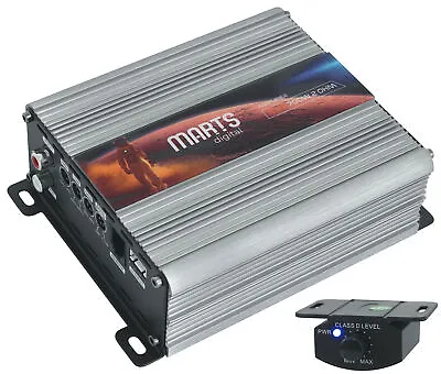 Marts Digital MXD 700 2 OHM 700w RMS Mono Car Amplifier Class D Amp+Bass Remote • $89.23