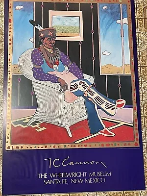 VTG T C Cannon Wheelwright Museum Exhibit Poster 1978 Collector #5 Native Americ • $325