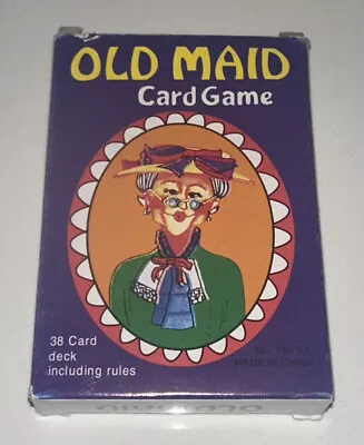 Vintage Old Maid Card Game Complete 38 Card Deck Including Rules Original Box • $9.09