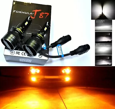 LED Kit G8 100W H10 9145 Orange Two Bulbs Fog Light Replacement Upgrade Stock OE • $37.40