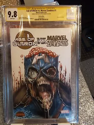 Age Of Ultron Vs Marvel Zombies #1 Cgc 9.8 Signed Original Artwork Gorkem • $449.99