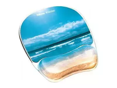 Fellowes Photo Gel Mouse Pad Wrist Rest With Microban Protection • $17.09