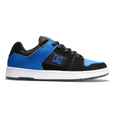 Dc Shoes Manteca Skateboard Shoes Black/blue (bkb) Us Men's Size • $65