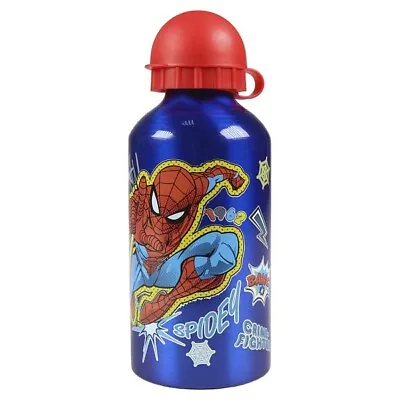 Spiderman Aluminium Drinks Bottle Dark Blue 500ml • $15.49