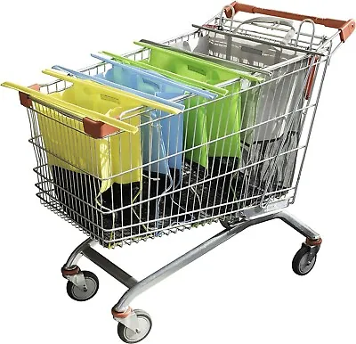 The Original Trolley Bags Reusable Folding Bag System Brand New • $29.95