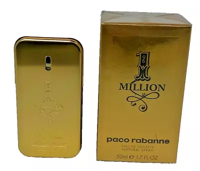 Paco Rabanne One 1 Million By 1.7 Oz EDT Spray For Men * 100% Authentic * • $45.99
