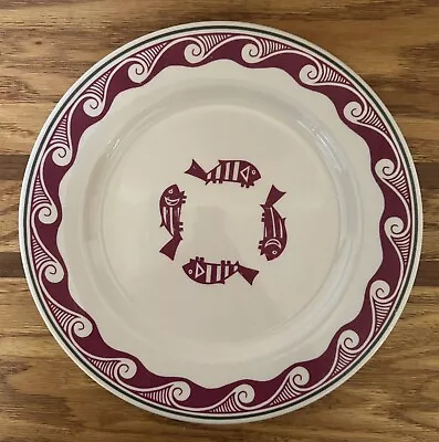 Pipestone Ancient Mimbreno Indian Santa Fe Dining Car Chop Plate 11” Charger • $59.99