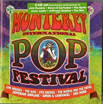 ☆ Monterey Int'l Pop Festival Two CD Set 2007 (Hendrix Joplin The Who++) • $15.97