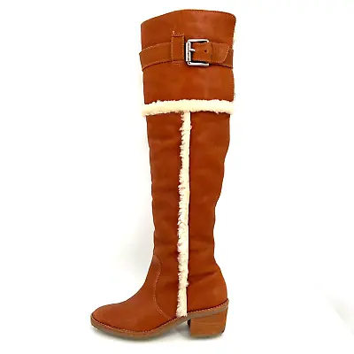 Michael Kors Tall Sherpa Leather Boot • $80
