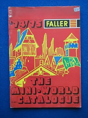 FALLER - Model Railway Models  - New Items Catalogue 1974/75 • £7.95