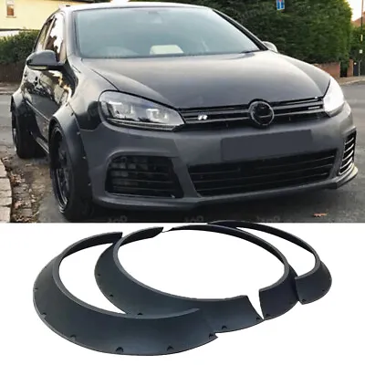 4.5  Car Fender Flares Flexible Wide Wheel Arches For Volkswagen VW Golf MK4 MK5 • $99.01